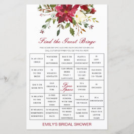 Lámina Buscar juego de ducha de bingo invitado IMPRESIONA