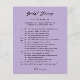 Lámina Búsqueda del Tesoro Púrpura para la Fiesta de Desp