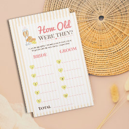 Lámina Butter Together bridal Game How Old Were They ?