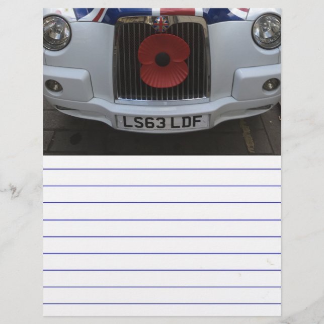 Lámina Cab británico (Anverso)