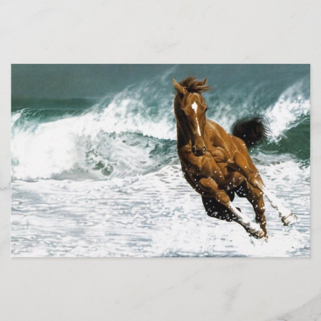 Lámina Caballito de mar (Anverso)