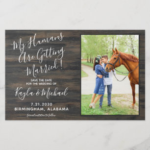 Lámina Caballo Boda Mascota Rústico Presupuestario Guarda