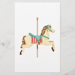Lámina Caballo de carrusel