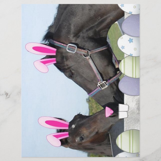 Lámina Caballo de Pascua y Poney (Anverso)