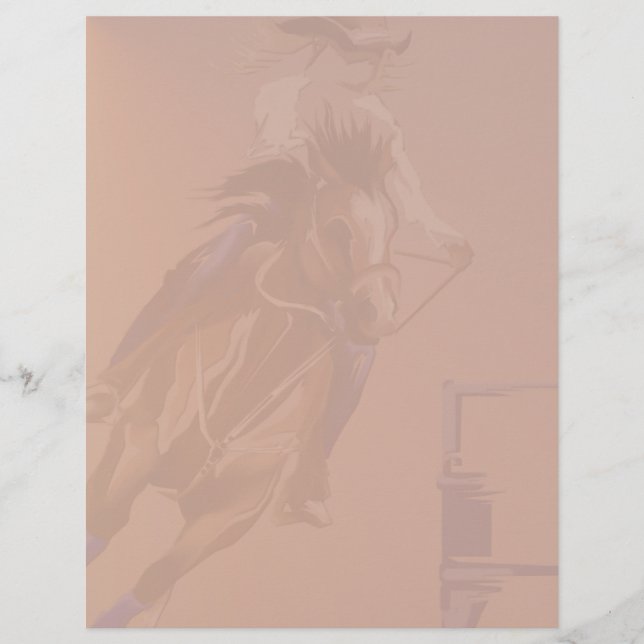 Lámina Caballo de piropos de barril_vertical. (Anverso)