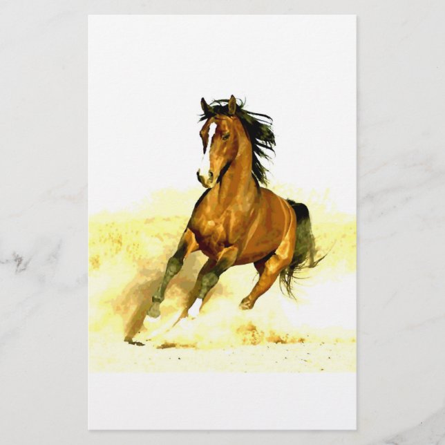 Lámina Caballo en marcha (Anverso)