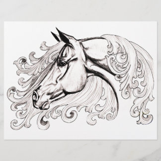 Lámina caballo hermoso