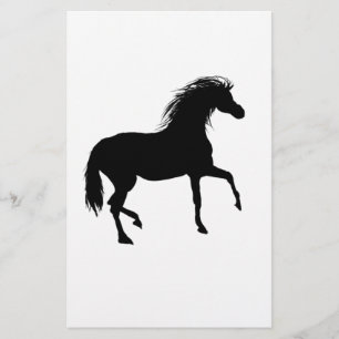 Lámina Caballo negro
