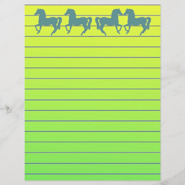 Lámina Caballos (Anverso)