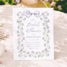 Cabaña de flores silvestres púrpura para una boda