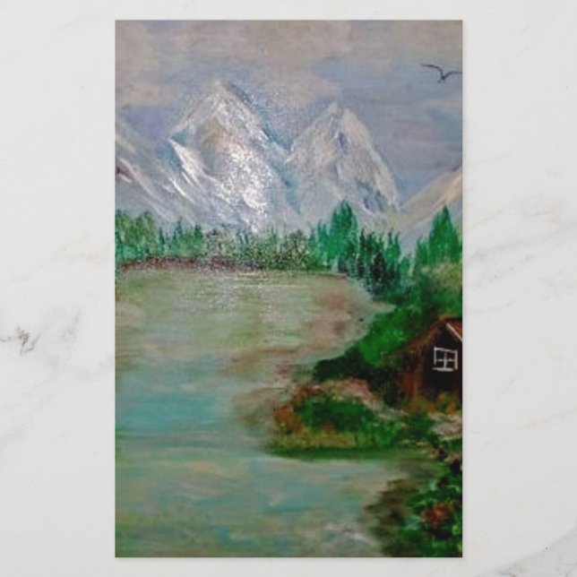 Lámina CABAÑA en la MONTAÑA (Anverso)