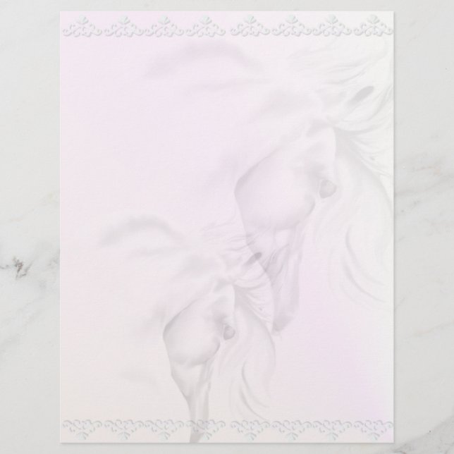 Lámina Cabeza blanca de caballo2 membrete_vertical (Anverso)