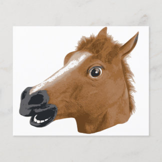 Lámina Cabeza de caballo Máscara de Creepe