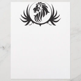 Lámina Cabeza de Leones Negros