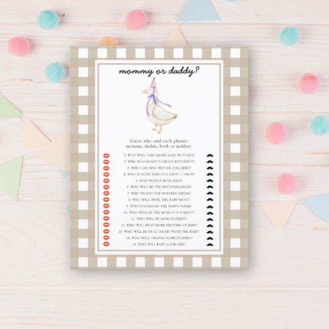 Lámina Cabeza pequeña - juego de ducha para bebé de mamá  (Subido por el creador)