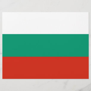 Lámina Cabezal con bandera de Bulgaria