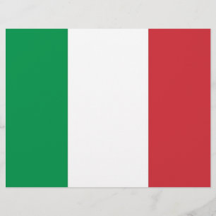 Lámina Cabezal con bandera de Italia