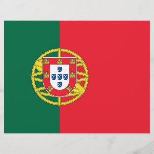 Lámina Cabezal con bandera de Portugal