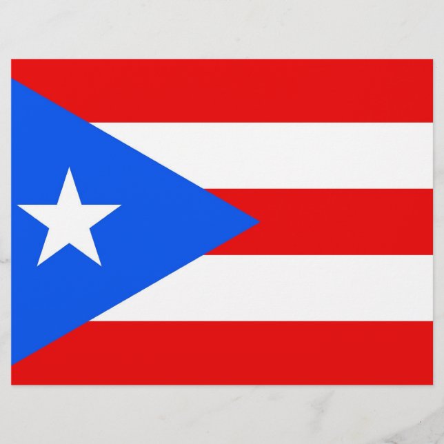 Lámina Cabezal con bandera de Puerto Rico, Estados Unidos (Anverso)