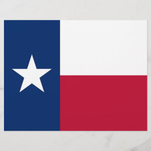 Lámina Cabezal con Bandera de Texas, Estados Unidos