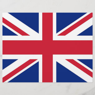 Lámina Cabezal con bandera del Reino Unido