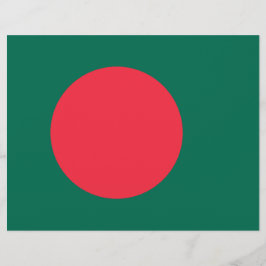 Lámina Cabezal de letra con bandera de Bangladesh