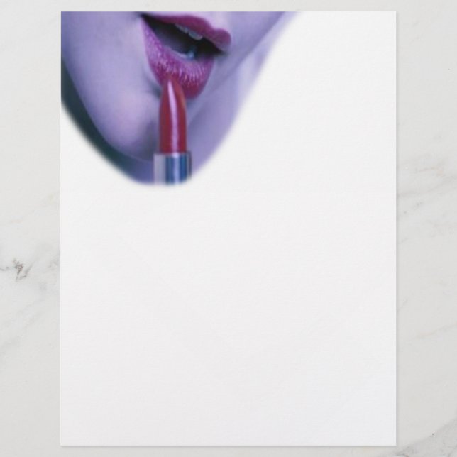 Lámina Cabezal de letras de cosméticos (Anverso)