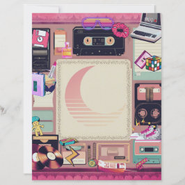 Lámina Cabezal de letras del retro 90