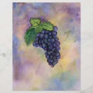 Lámina Cabezal de uvas de vino Pinot Noir