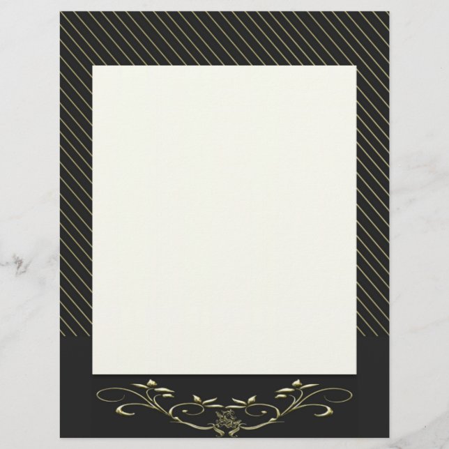 Lámina Cabezal elegante de las bandas de oro (Anverso)