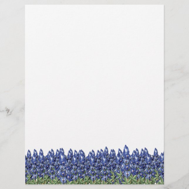 Lámina Cabletera de campo Bluebonnet (Anverso)