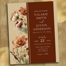 Cae el Boda de las flores silvestres todo en uno