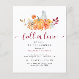 Lámina Cae el presupuesto La calabaza de la ducha de novi