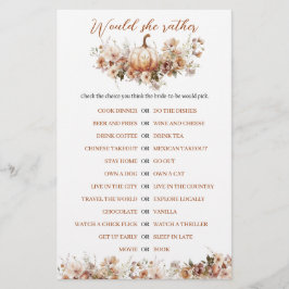 Lámina Caer enamorado de la Calabaza Flor salvaje juego d