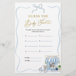 Lámina Cafetería Parisiense Adivinan Los Juegos De Comida