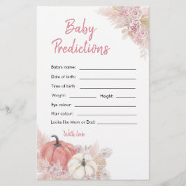 Lámina Caída bohemia en el amor Predicciones de bebé de c