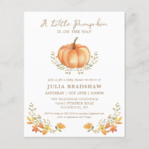 Caída de Calabaza Presupuestaria | Baby Shower neu