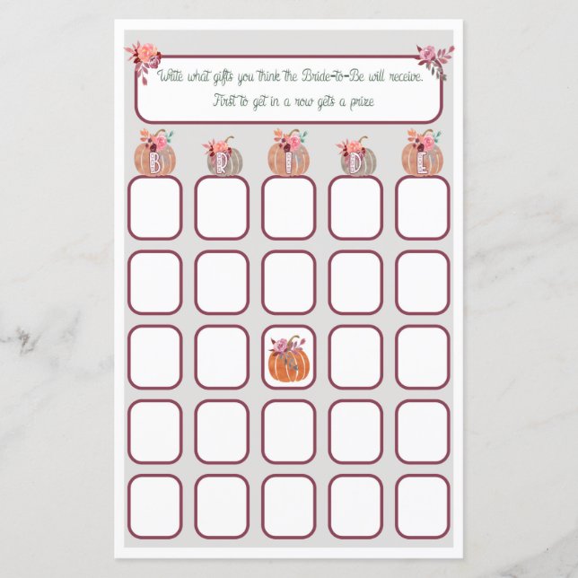 Lámina Caída del Bingo Británico en Amor Ducha Británica (Anverso)