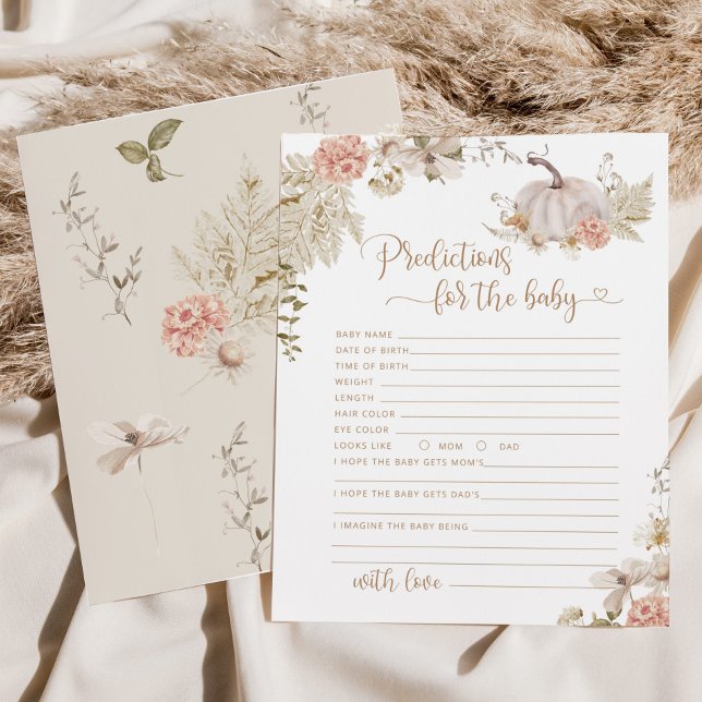 Lámina Caída del Boho Pequeñas predicciones de calabaza f (Subido por el creador)