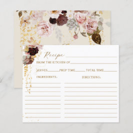 Lámina Caída Flor de Oro Floral Floral Ducha de novia Rec