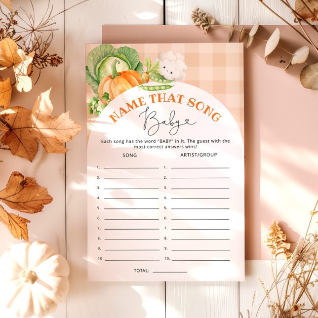 Lámina Caída Nombre esa canción bebé calabaza de cosecha  (Subido por el creador)