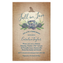 Caída rusa en amor Floral Azul ducha de novia