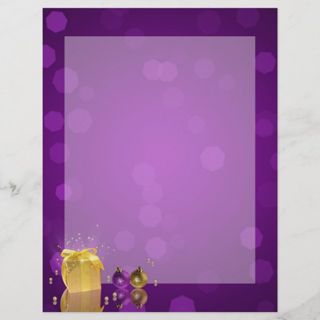 Lámina Caja de regalo de los Navidades de oro (Anverso)