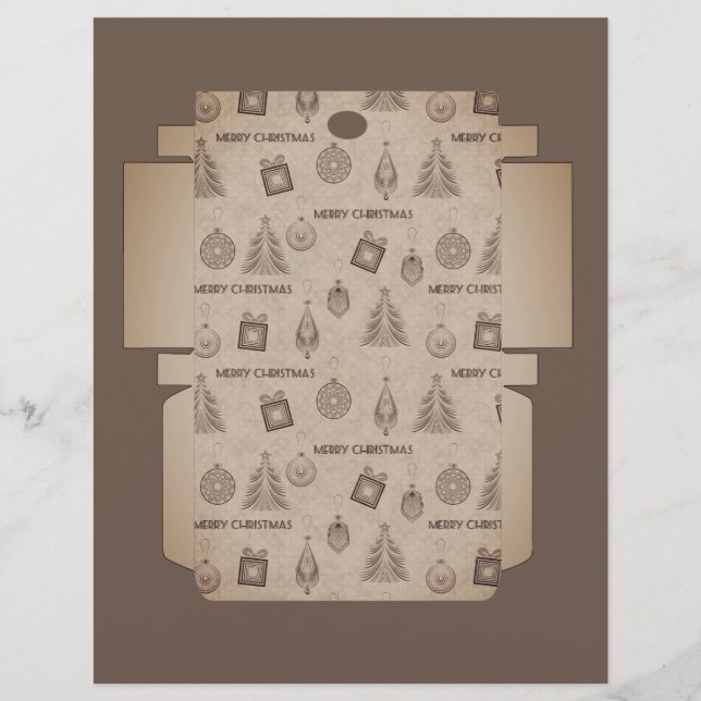 Lámina caja de regalo DIY (Anverso)