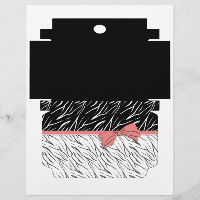 Lámina Caja de regalo, DIY, patrón, disposición, corte, p (Anverso)