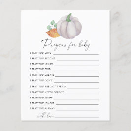 Lámina Calabaza blanca - juego Fiesta | Oraciones para ju