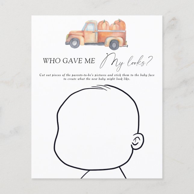 Lámina Calabaza de coches - ¿Quién me dio mi apariencia,  (Anverso)