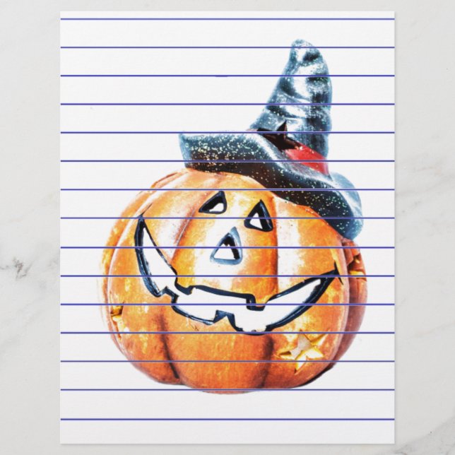 Lámina Calabaza de Halloween (Anverso)