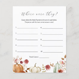 Lámina Calabaza Floral de Borgoña Donde Estaban Los Juego