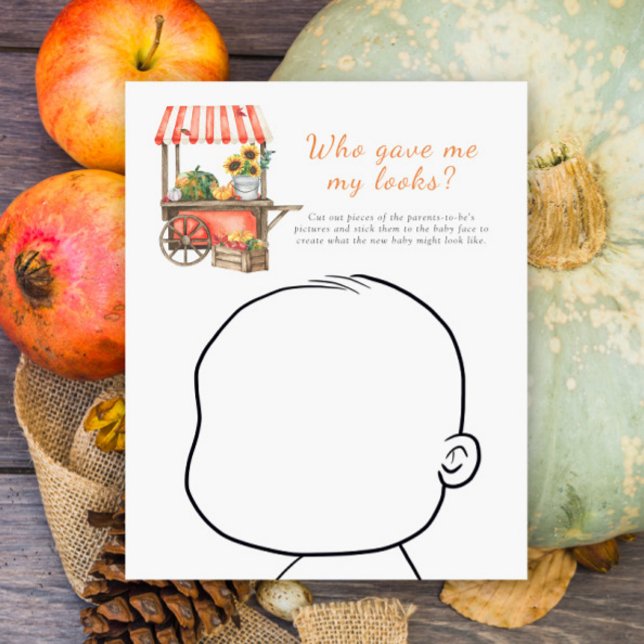 Lámina Calabaza - ¿Quién me dio mi apariencia, bebé juego (Subido por el creador)